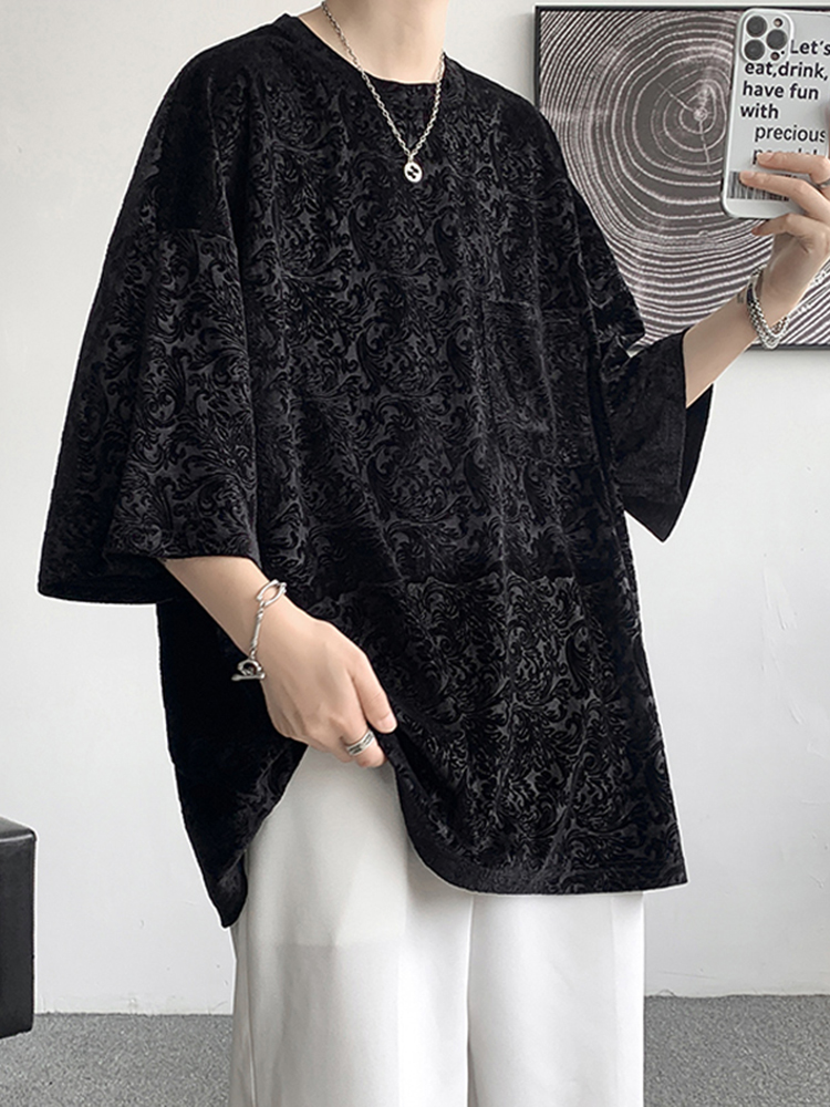 เสื้อยืดผู้ชายอ้วน S-5XL(อกเสื้อ39-51นิ้ว)