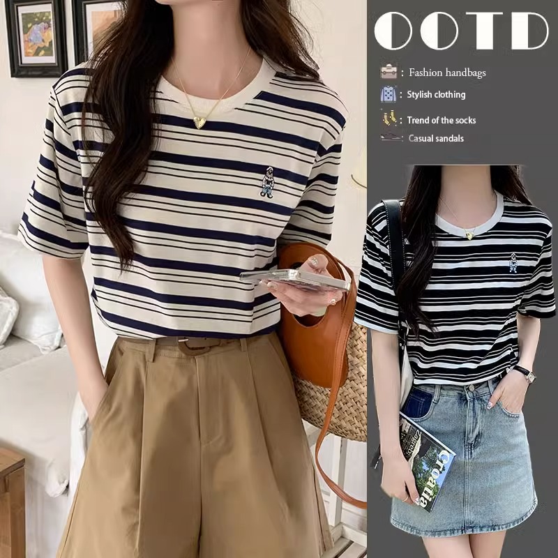 เสื้อยืดคนอ้วนแบบโอเวอร์ไซส์แบบ ulzzang fashion สนใจทักแชท