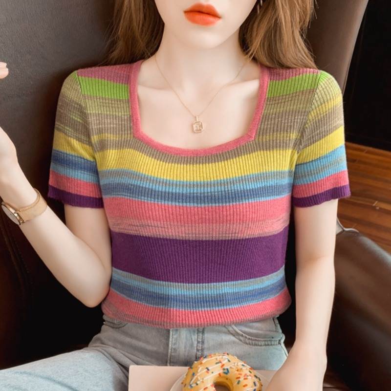 เสื้อยืดวัยรุ่นน่ารักๆ เสื้อวัยรุ่นแขนสั้น เสื้อผ้าวัยรุ่นเกาหลี แบรนด์ Wiyike