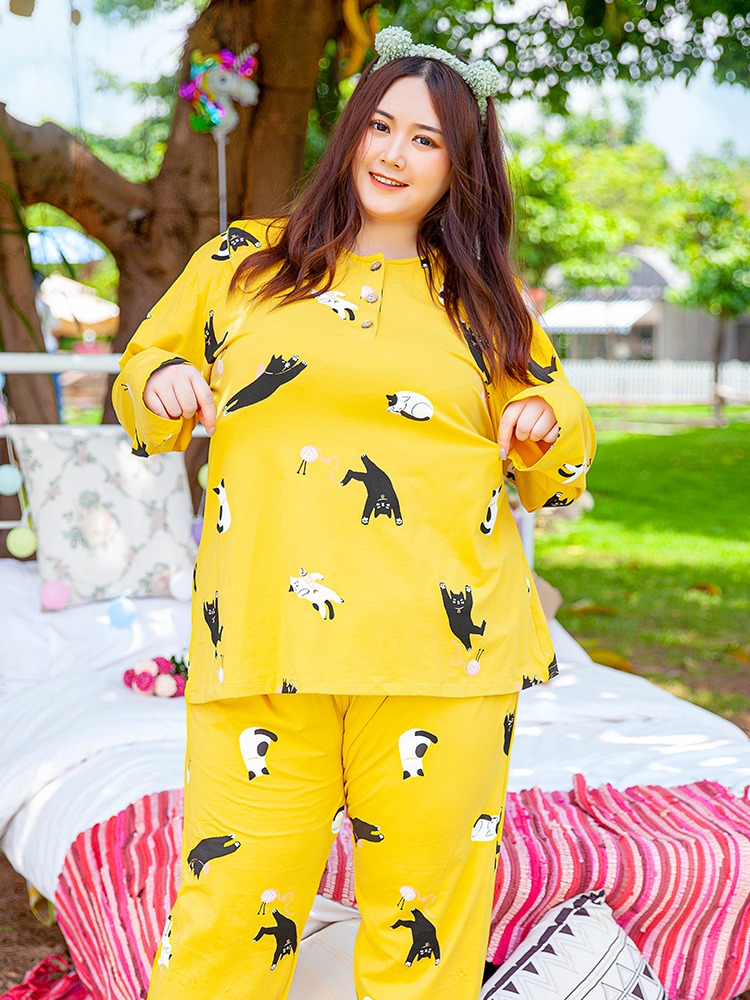ชุดนอนคนอวบ-อ้วน 3X-6XL