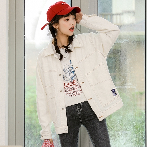 แจ็กเก็ตวัยรุ่น เสื้อคลุมแจ็คเก็ตผู้หญิง เสื้อแจ็คเก็ตกันหนาว