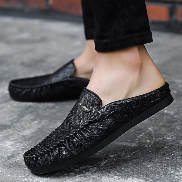รองเท้าหนังผู้ชาย มีไซส์39-44 รองเท้าโลฟเฟอร์ชาย Slip-On Shoes