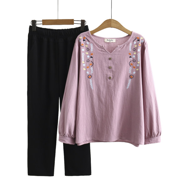 เสื้อลินินสไตล์ผู้ใหญ่ เสื้อคุณแม่ เสื้อผู้ใหญ่ แบรนด์ LININ