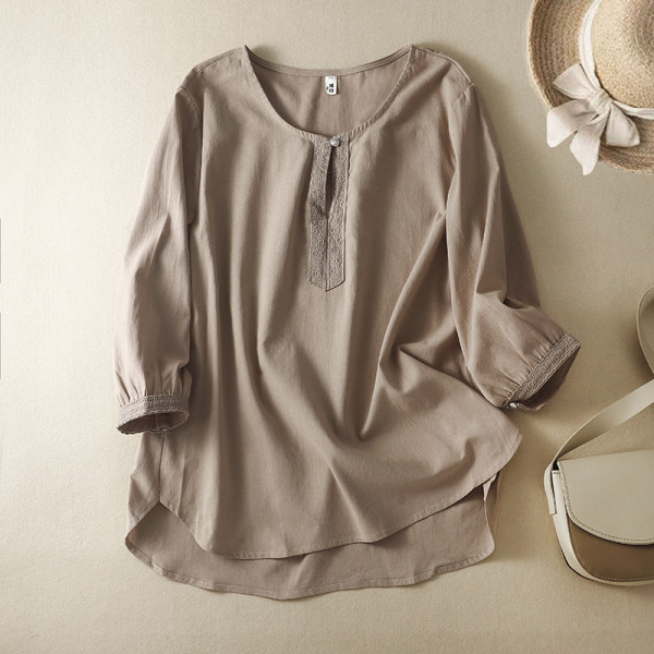 เสื้อลินิน แบบเสื้อสวยๆ เสื้อผ้าฝ้ายลินิน เสื้อเชิ้ตผ้าลินิน BY LININ