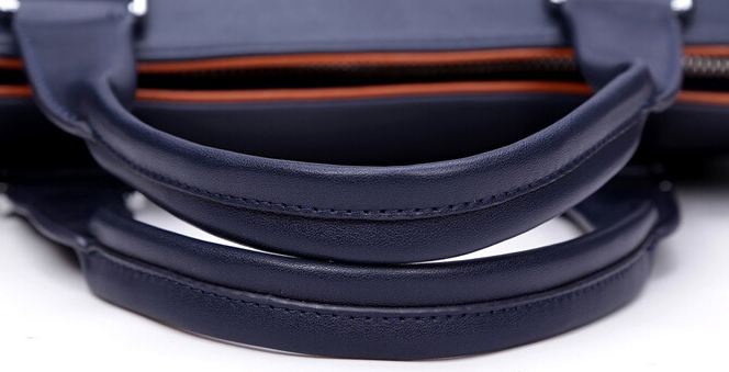 กระเป๋าถือผู้ชาย กระเป๋าใส่เอกสาร ทำงาน หนัง pu กระเป๋าถือ Polo ทรงแบน สำหรับ นักธุรกิจ หนุ่ม ไฟแรง ดีไซน์ เรียบหรู สีน้ำเงิน และ สีดำ 742091