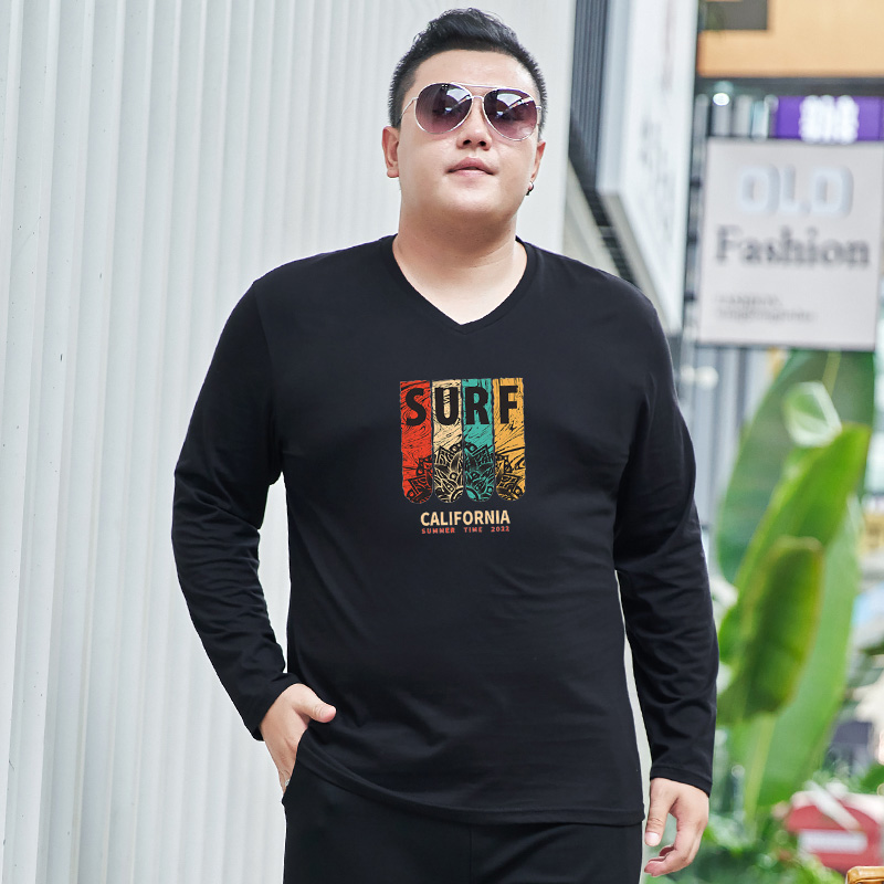 เสื้อยืดผู้ชายอ้วน S-5XL(อกเสื้อ39-51นิ้ว)
