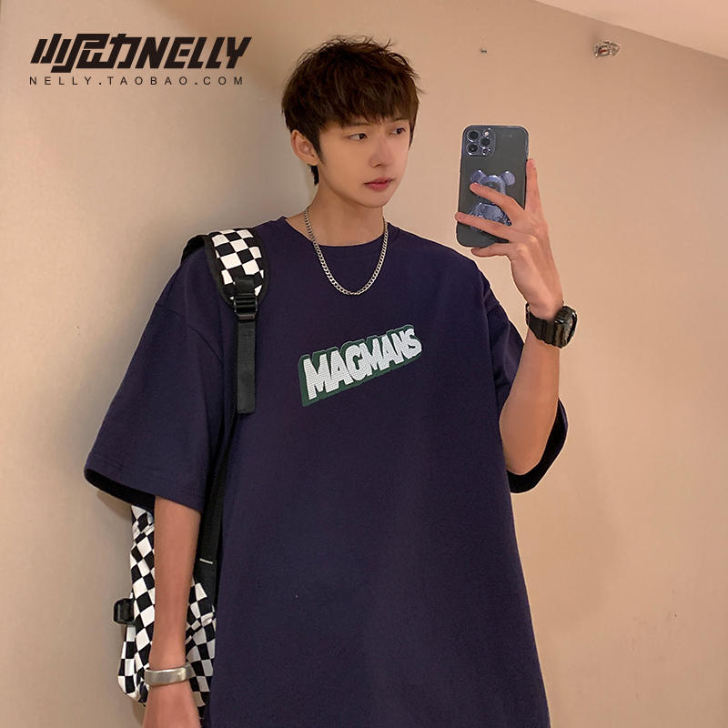 เสื้อยืดคอกลม ผู้ชาย เสื้อยืดผู้ชายเกาหลี เสื้อยืดเกาหลี แบรนด์ NELLY
