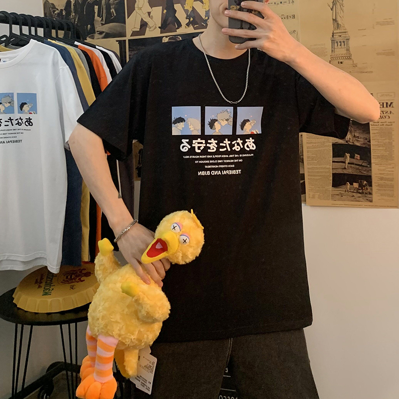 เสื้อยืดผู้ชายอ้วน M-5XL
