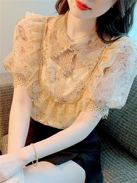เสื้อชีฟองเกาหลี เสื้อชีฟองสวยๆ