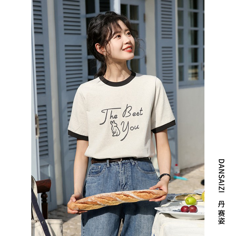 เสื้อผ้าวัยรุ่นเกาหลี เสื้อยืดวัยรุ่นผู้หญิง มีขนาด S M L XL