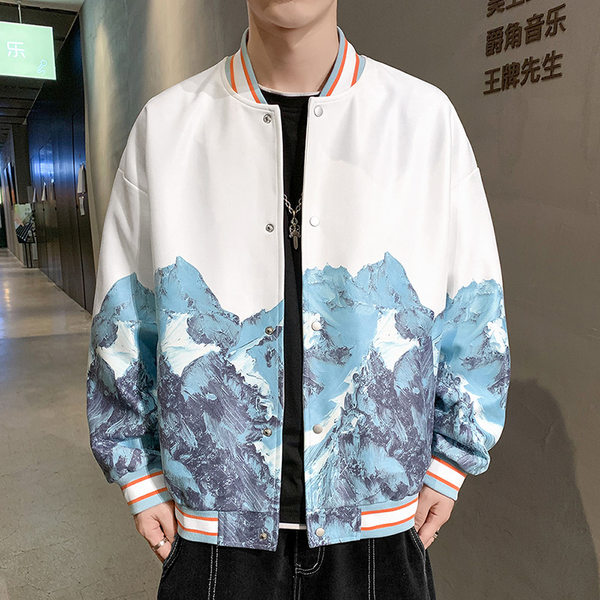 เสื้อแจ็คเก็ตเบสบอล เสื้อคลุม เสื้อแขนยาวสไตล์เกาหลี