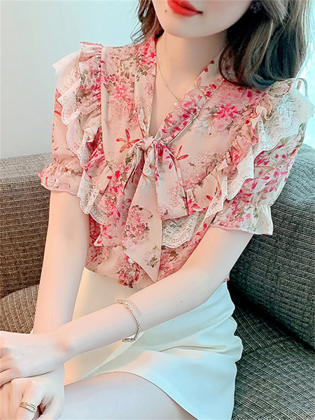 เสื้อชีฟองเกาหลี เสื้อชีฟองสวยๆ