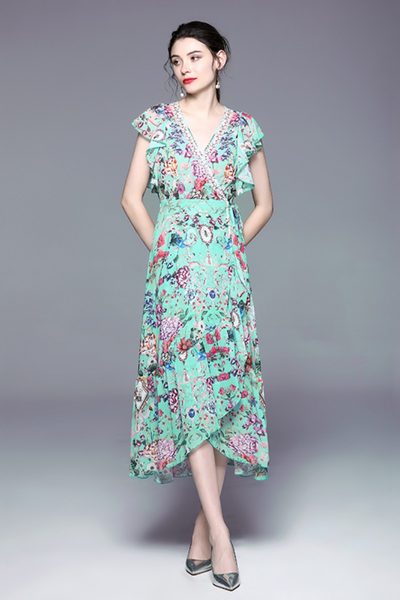 ชุดเดรสยาวสวยๆ ชุดเดรสยาวใส่สบาย ใส่ทำงาน
