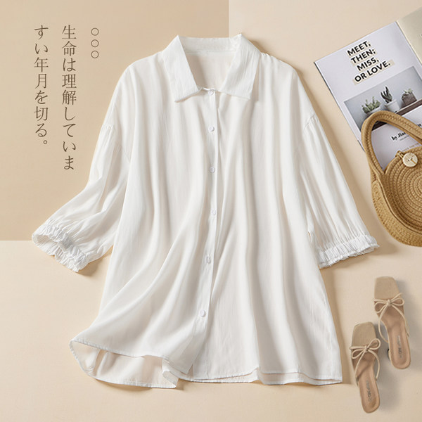 เสื้อลินิน แบบเสื้อสวยๆ เสื้อผ้าฝ้ายลินิน เสื้อเชิ้ตผ้าลินิน BY LININ