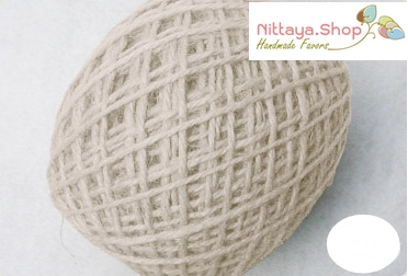 เชือกกระสอบสีธรรมชาติและย้อมสี