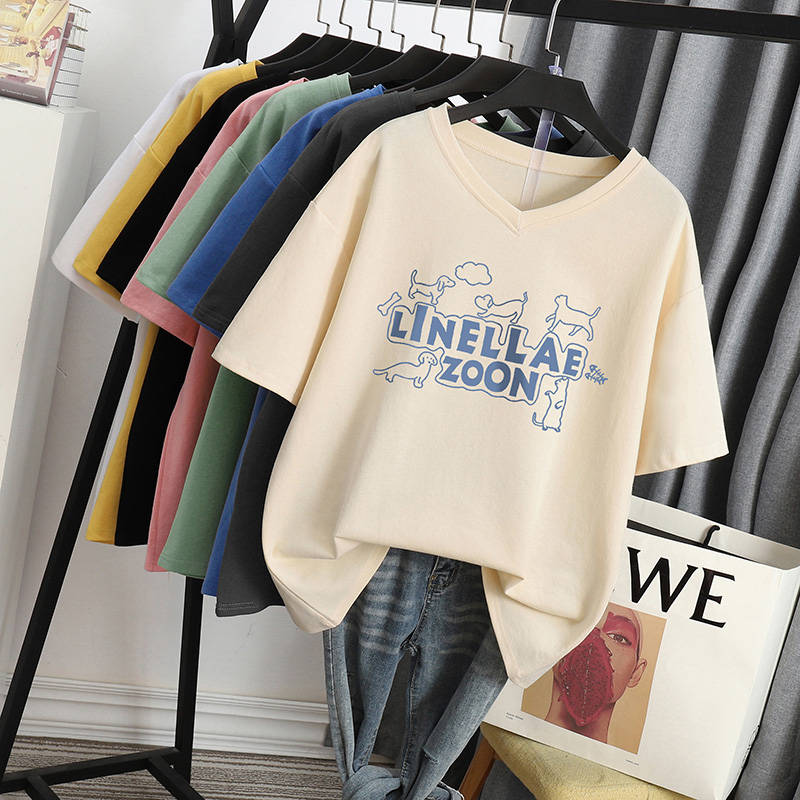 เสื้อโอเวอร์ไซส์เกาหลี เสื้อยืดพลัสไซส์ เสื้อยืดคนอ้วน เสื้อยืดโอเวอร์ไซส์ผู้หญิง