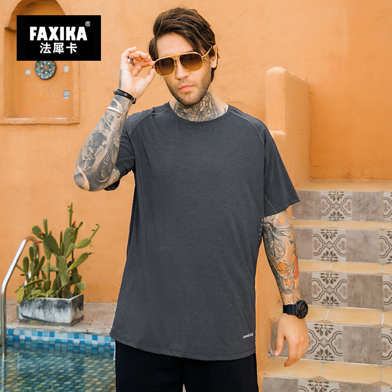 เสื้อยืดผู้ชายอ้วน S-5XL(อกเสื้อ39-51นิ้ว)