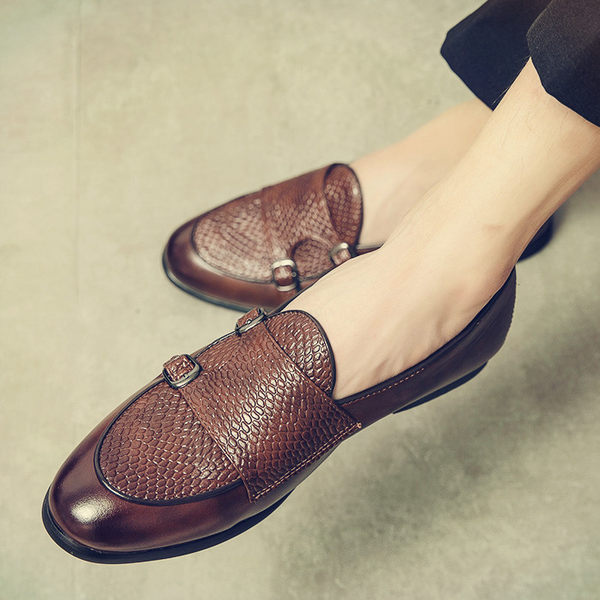 รองเท้าหนังผู้ชาย มีไซส์39-44 รองเท้าโลฟเฟอร์ชาย Slip-On Shoes