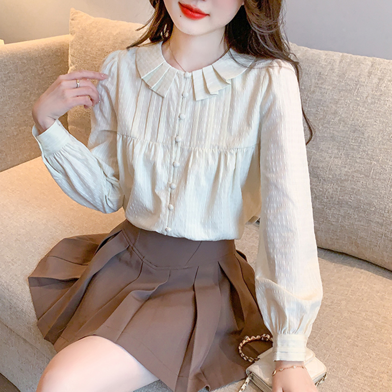 เสื้อเชิ้ตผู้หญิงใส่ทํางาน 390 บาทต่อชิ้น ฟรีค่าจัดส่ง