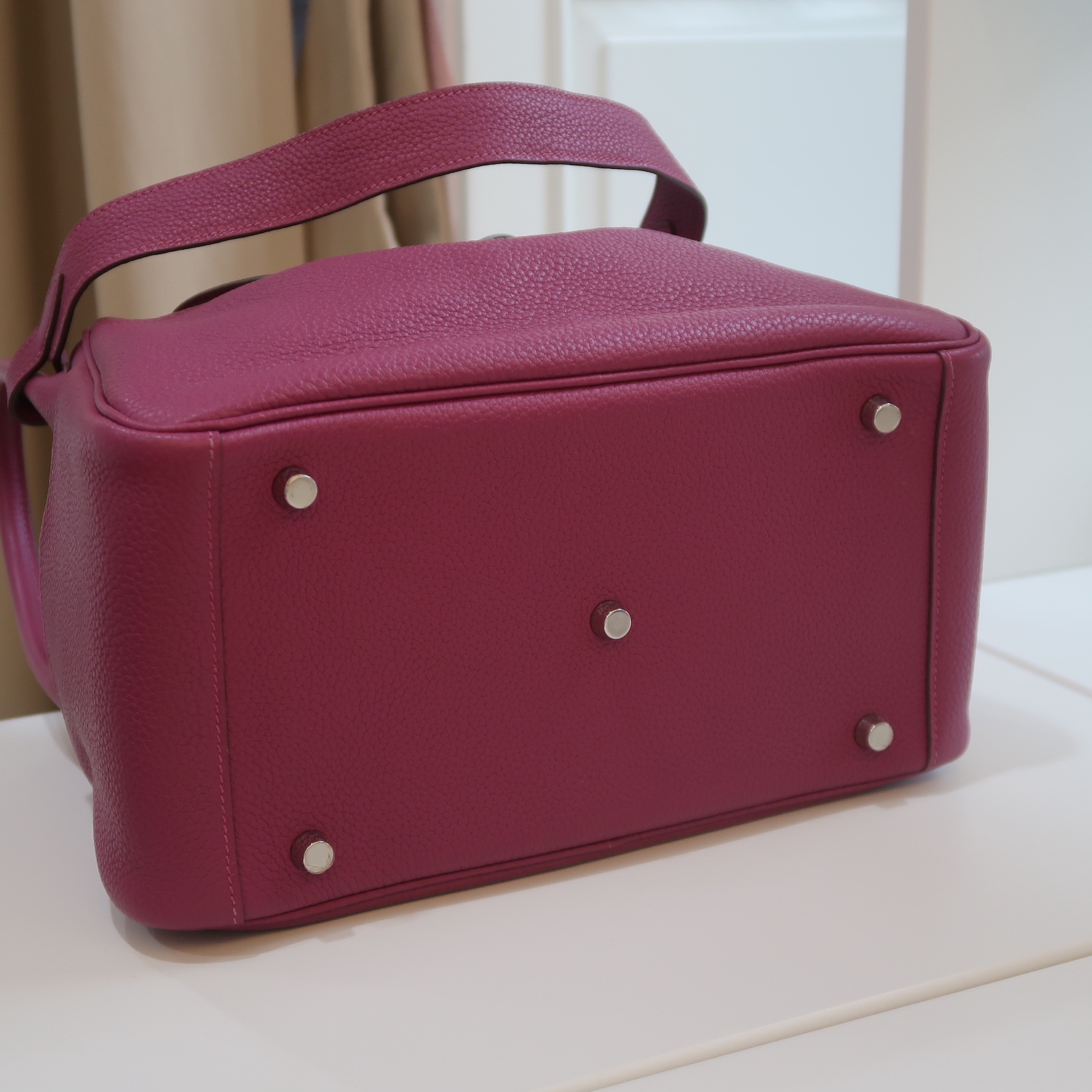 Hermes Tosca Clemence Leather Lindy 30 PHW