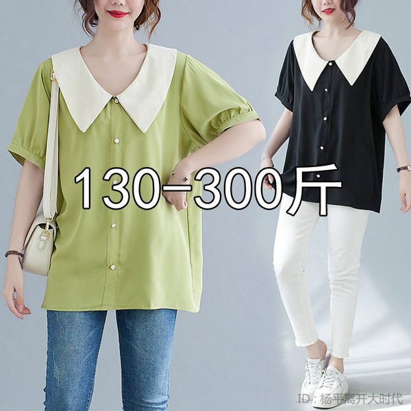 เสื้อเชิ้ตสาวอ้วนมีไซส์ใหญ่มาก มีไซต์2X-7X(อกเสื้อ43-63นิ้ว)น้ำหนักผู้สวม50-170กิโลกรัมใส่ได้