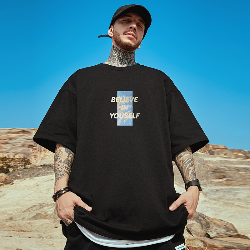 เสื้อยืดผู้ชายอ้วน S-5XL(อกเสื้อ39-51นิ้ว)