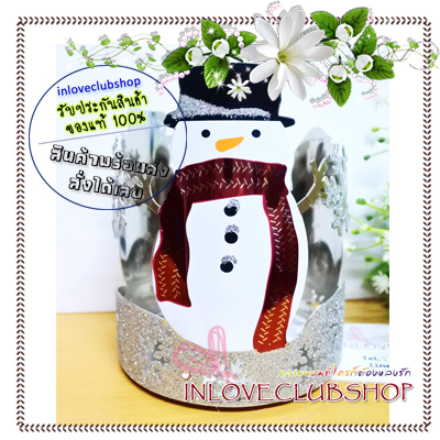 Bath & Body Works Slatkin & Co / Candle Sleeve 14.5 oz. (Glitter Snowman #แบบที่ 3)