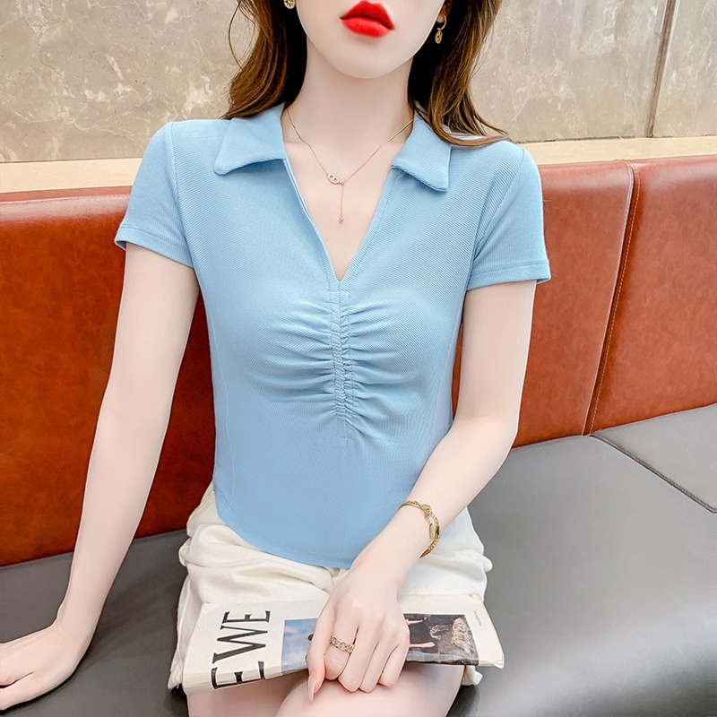 เสื้อผ้าวัยรุ่นเกาหลี เสื้อยืดวัยรุ่นผู้หญิง มีขนาด S M L XL