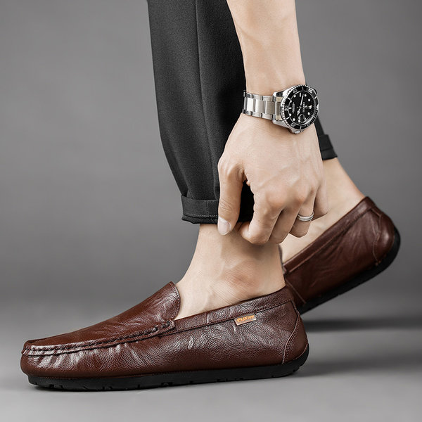 รองเท้าหนังผู้ชาย มีไซส์39-44 รองเท้าโลฟเฟอร์ชาย Slip-On Shoes
