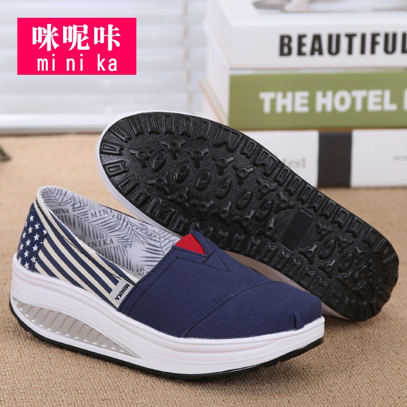 รองเท้าผ้าใบ รองเท้าลำลอง รองเท้าผ้าใบลำลอง รองเท้าแฟชั่นแบบสวม Slipper Shop