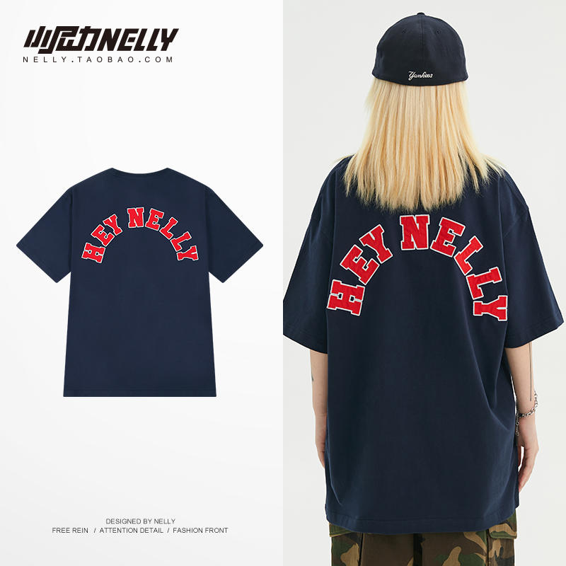 เสื้อยืดคอกลม ผู้ชาย เสื้อยืดผู้ชายเกาหลี เสื้อยืดเกาหลี แบรนด์ NELLY