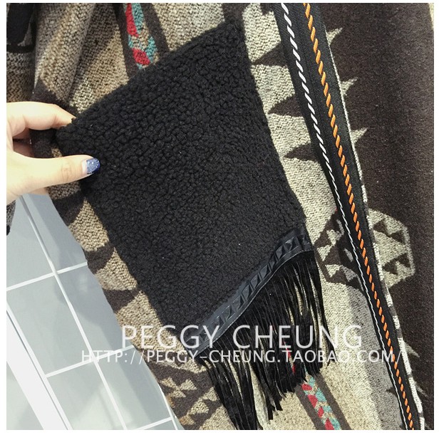 เสื้อคลุมกันหนาว ตัวยาว ผ้าทอเนื้อแน่นนุ่ม งานดีผ้าดีตามแบบเลยจ้า ใครชอบแนวนี้ต้องรีบจัดเลยจ้า