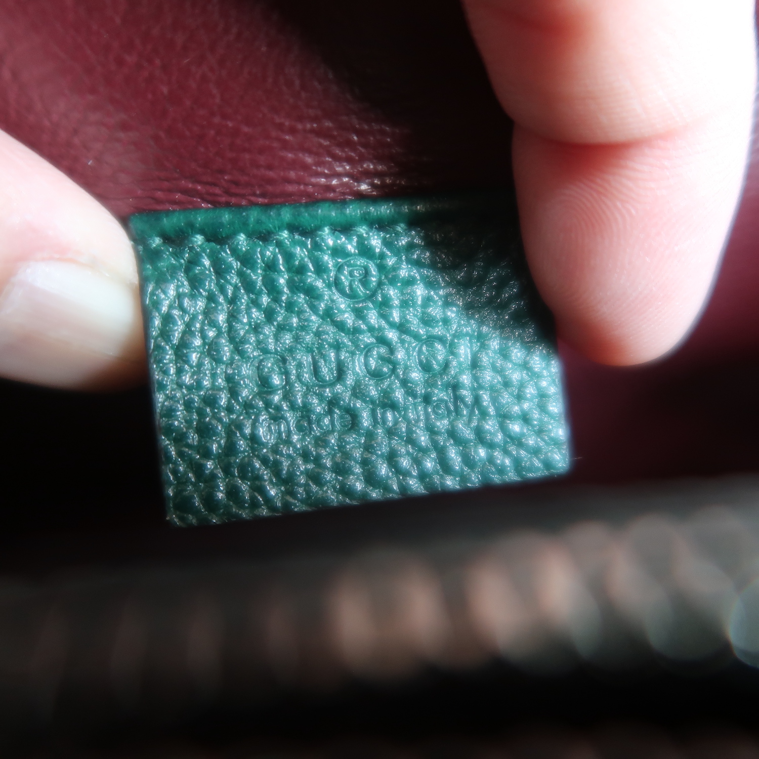 Gucci Green Grain Calfskin Zumi Top Handle Bag