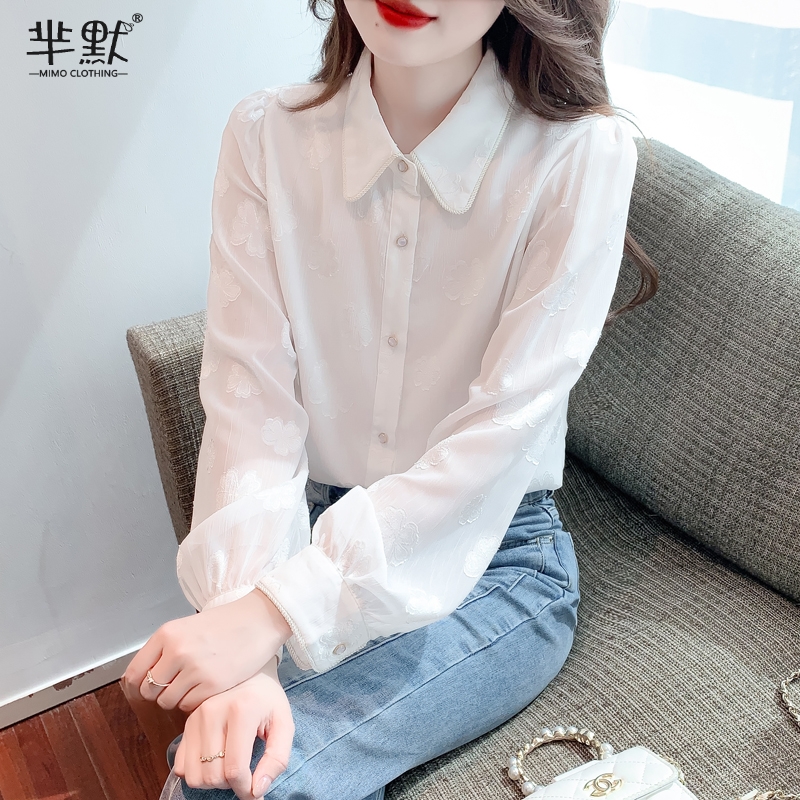เสื้อลูกไม้ เสื้อเชิ้ตแขนยาว