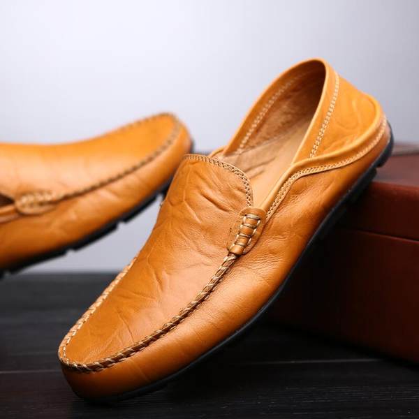 รองเท้าโลฟเฟอร์ชาย รองเท้าผู้ชาย รองเท้าแฟชั่นชาย รองเท้าหนังผู้ชาย Men Loafer Slip-On Shoes