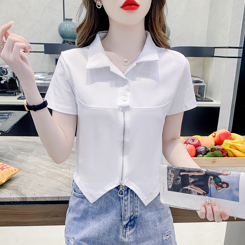 เสื้อผ้าวัยรุ่นเกาหลี เสื้อยืดวัยรุ่นผู้หญิง มีขนาด S M L XL