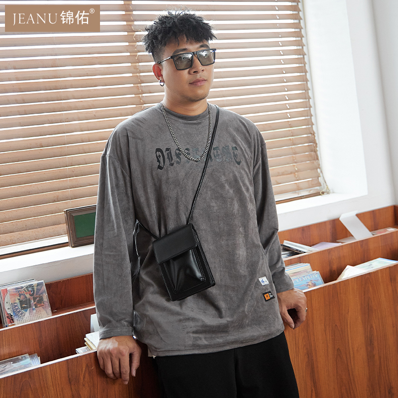 เสื้อยืดผู้ชายอ้วน S-5XL(อกเสื้อ39-51นิ้ว)