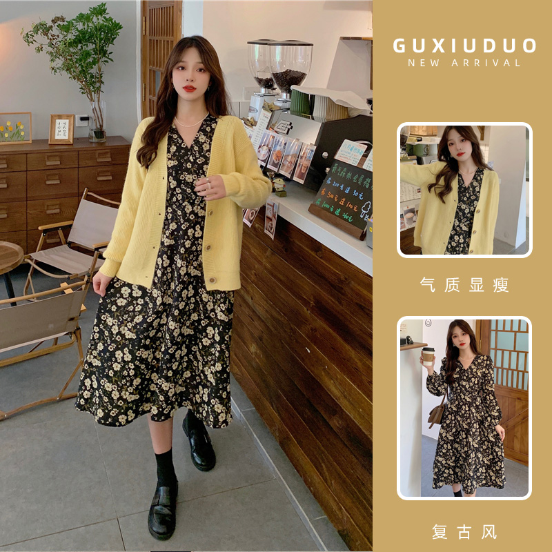 เดรสแขนสั้นมีไซส์L-4XLอก38-47นิ้ว