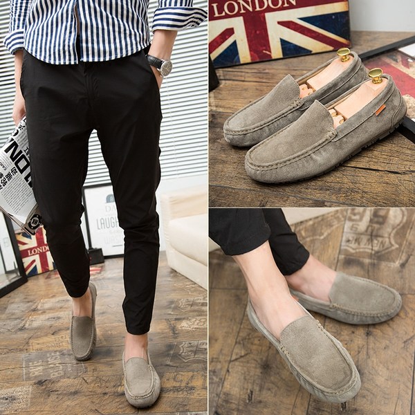 รองเท้าหนังผู้ชาย มีไซส์39-44 รองเท้าโลฟเฟอร์ชาย Slip-On Shoes
