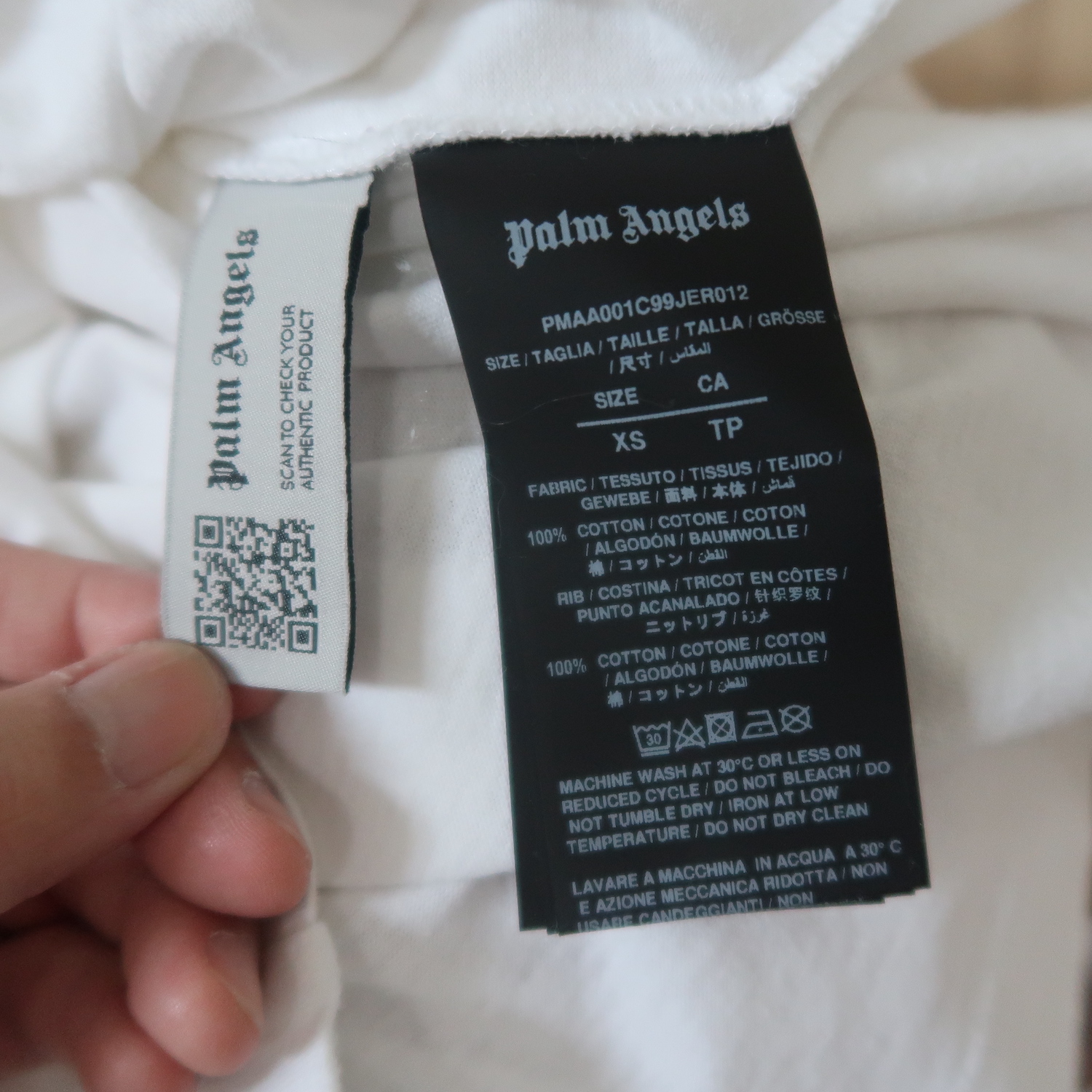Palm Angels White Shark T-Shirt