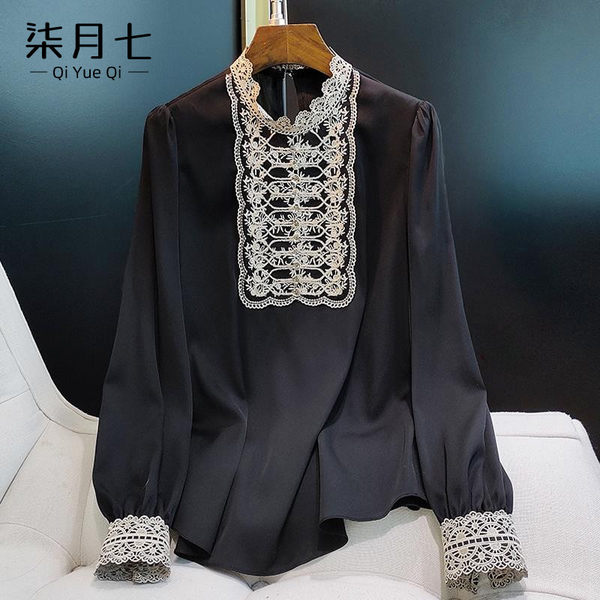 เสื้อเชิ้ตลายดอกผู้หญิง เสื้อเชิ้ตสาววัยผู้ใหญ่ ขายเสื้อผ้าแฟชั่นสุภาพสตรีวัยผู้ใหญ่