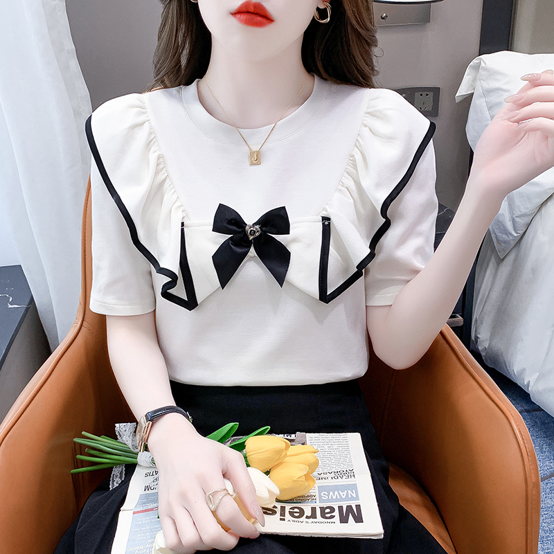 เสื้อผ้าวัยรุ่นเกาหลี เสื้อยืดวัยรุ่นผู้หญิง มีขนาด S M L XL