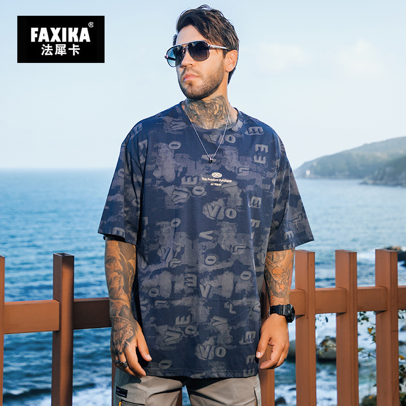 เสื้อยืดผู้ชายอ้วน S-5XL(อกเสื้อ39-51นิ้ว)