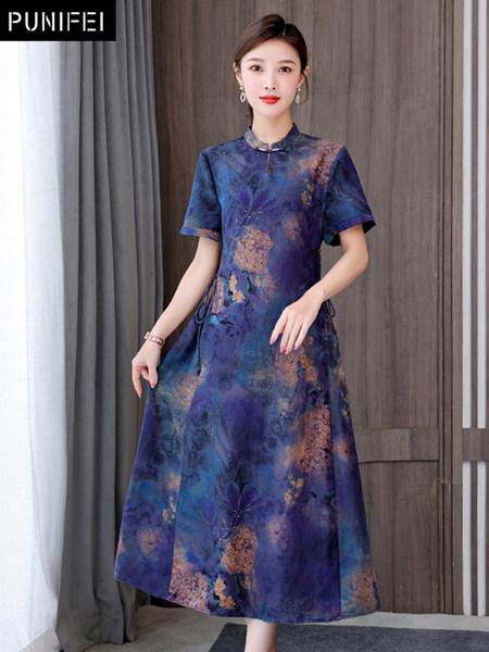 เดรสวัยผู้ใหญ่40-60ปี เดรสคุณแม่ ชุดเดรสทำงานวัยผู้ใหญ่ แบรนด์ MAMA DRESS