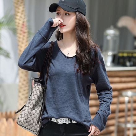 เสื้อยืดแขนยาวแฟชั่น เสื้อยืด T-shirt แขนยาว