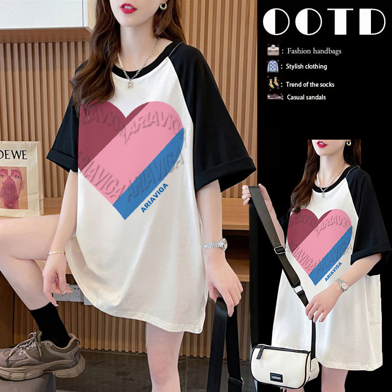 เสื้อยืดคนอ้วนแบบโอเวอร์ไซส์แบบ ulzzang fashion สนใจทักแชท