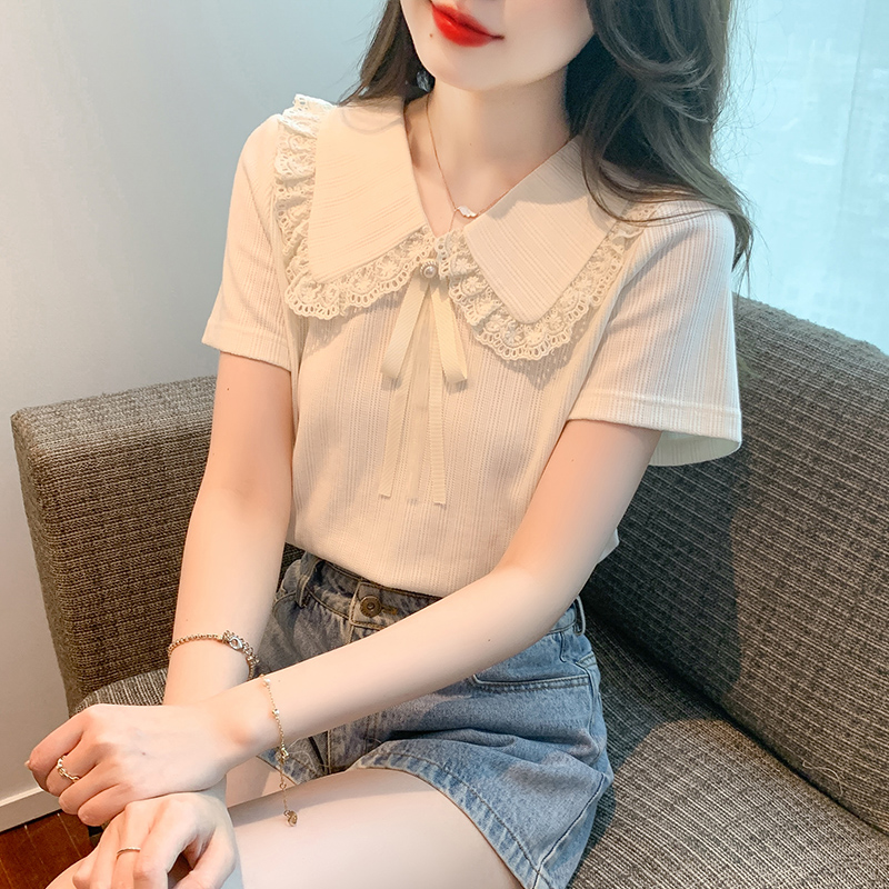 เสื้อผ้าวัยรุ่นเกาหลี เสื้อยืดวัยรุ่นผู้หญิง มีขนาด S M L XL