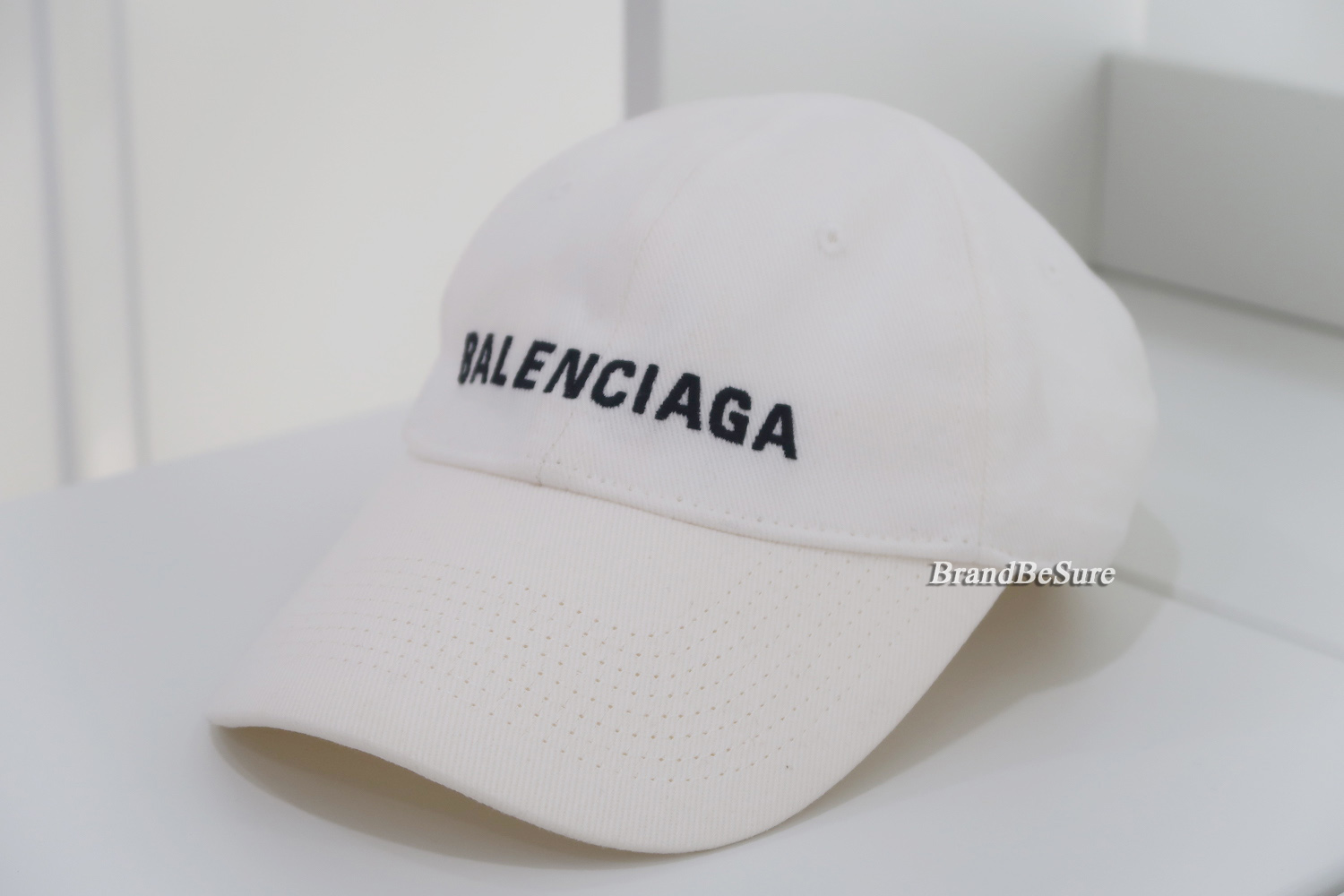 Balenciaga White Logo Cap
