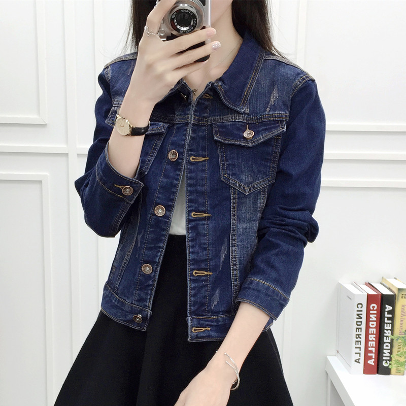 JY22656#ยีนส์ผู้หญิงเทห์ๆ*ช่วงอก*S:84/M:88/L:92/XL:96/2XL:100/3XL:104/4XL:108เซนติเมตร(33/34/36/37/39/40/42นิ้ว)