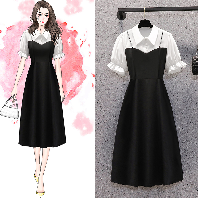 เดรสคนอ้วน เดรสสาวอวบ ชุดเดรสคนอ้วนวัยรุ่น BY PLUS SIZE Girl